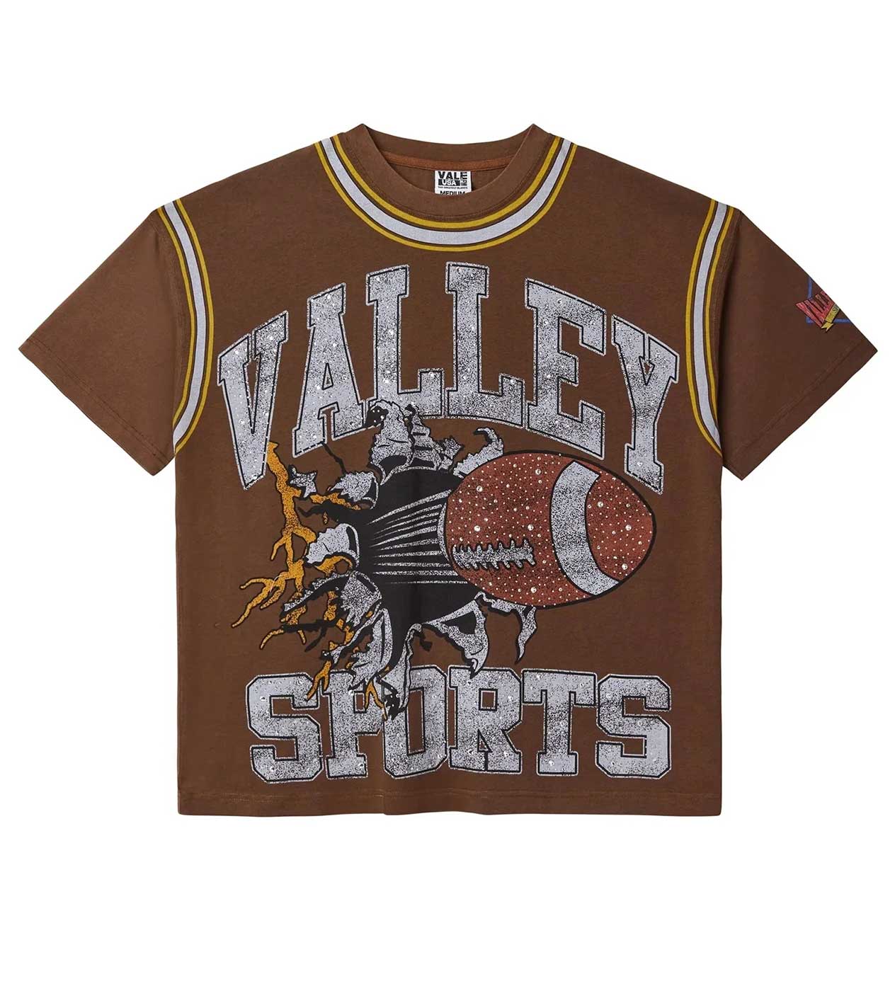 Vale Classic Bling Tee - Brown