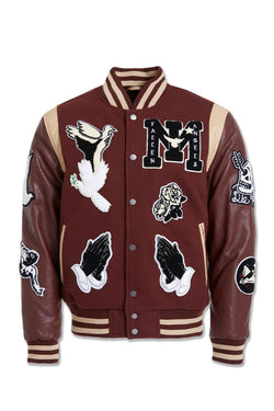 Fallen angel varsity burgundy