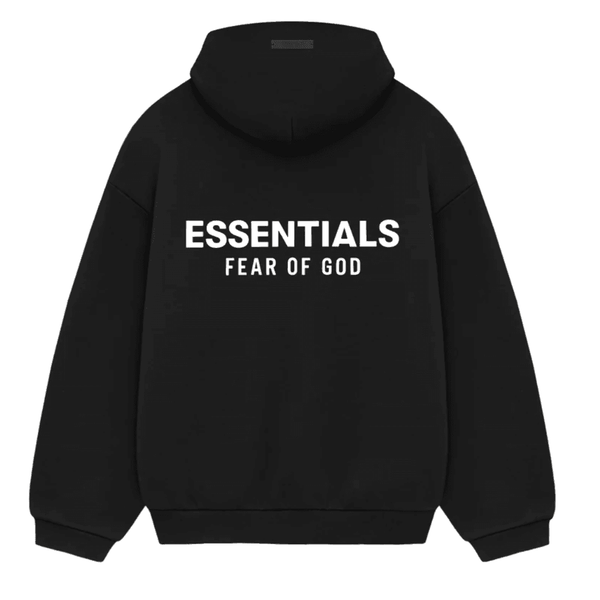 Fear Of God Essentials Hoodie - Black/White